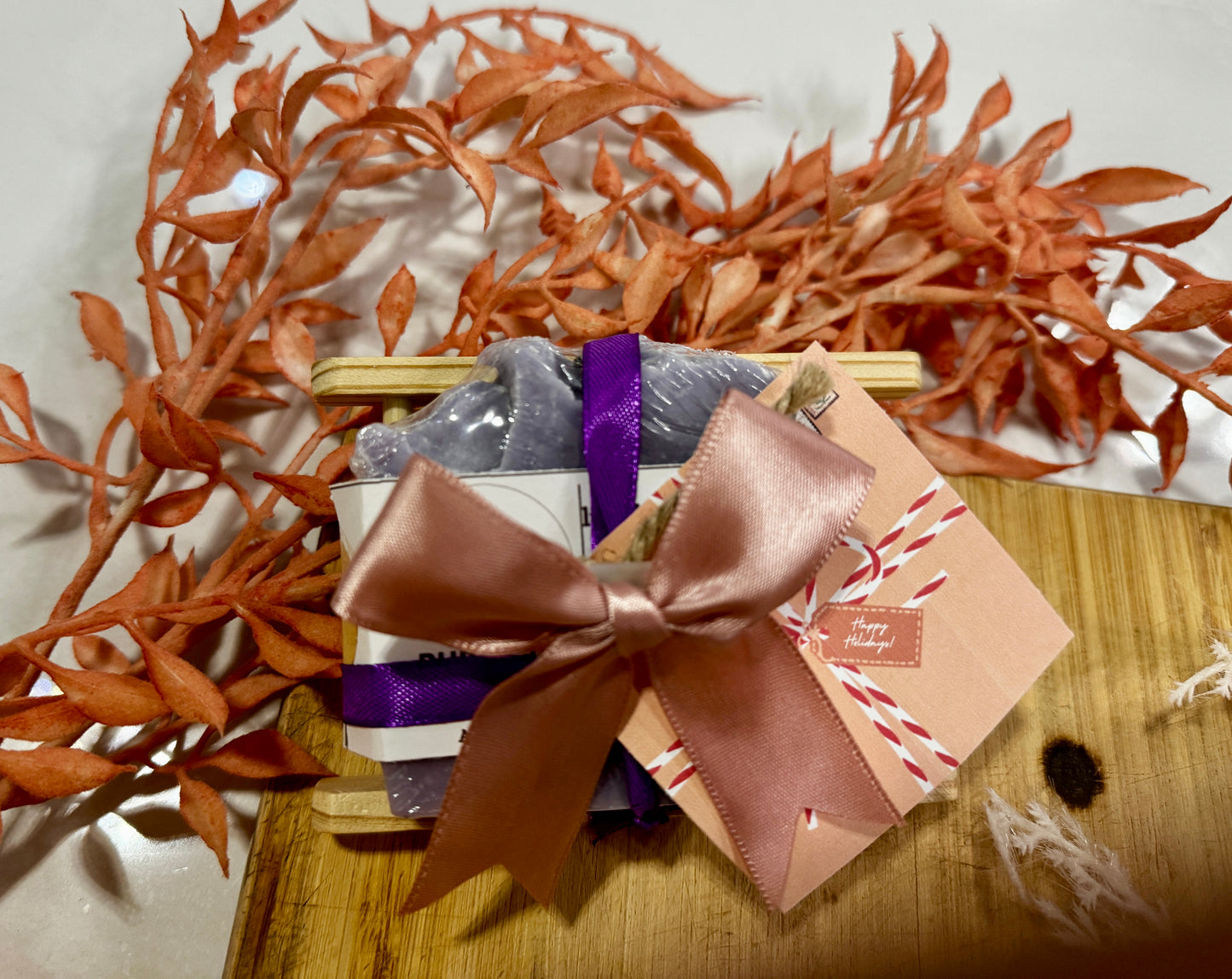1 Soap with Bamboo Dish